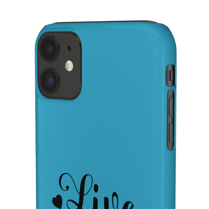 Phone Case Live Laugh Love Design