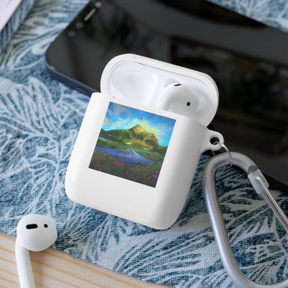 AirPods Case Cover Mountain River Design