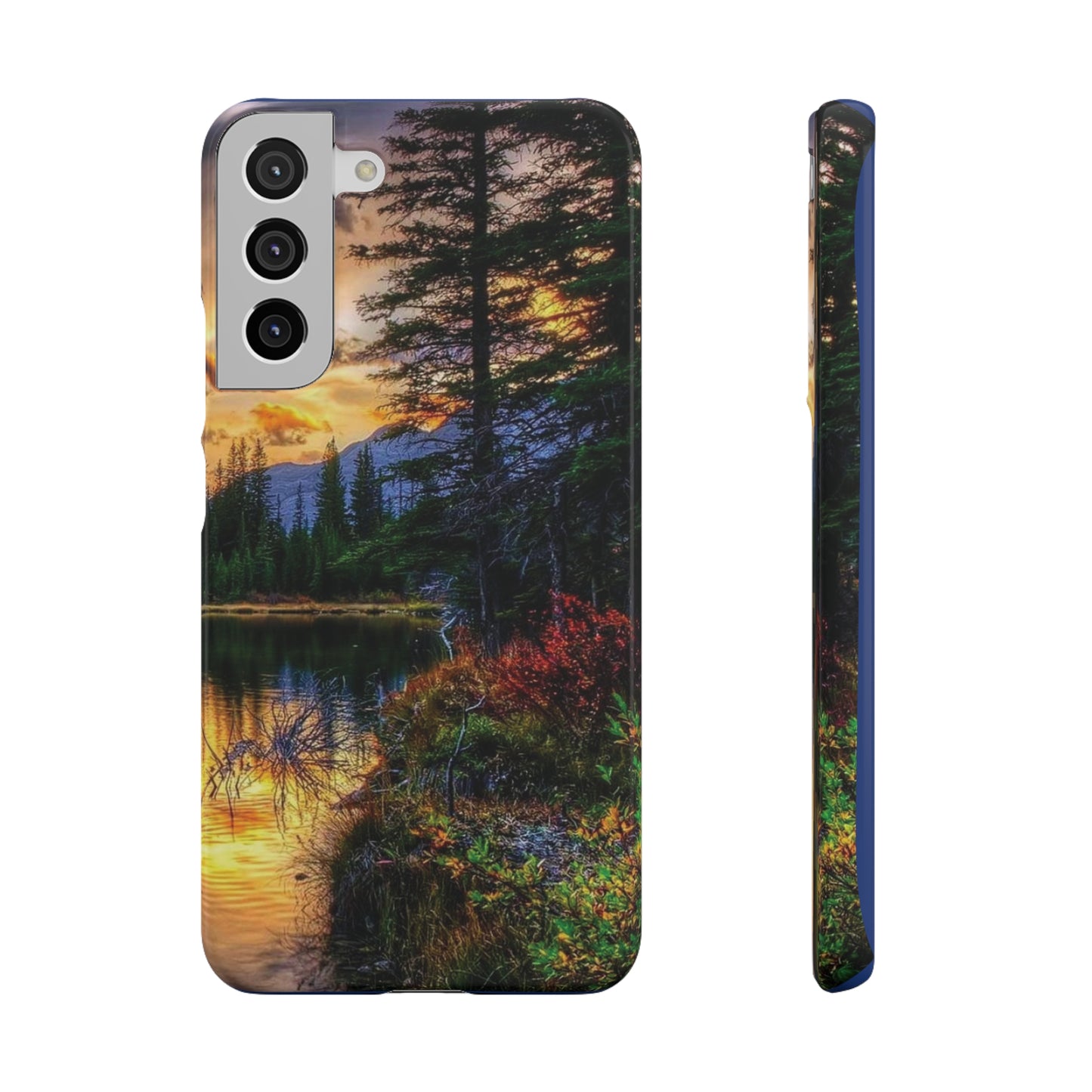 Tough Phone Case Vision of Nature Design, Forest Snap Phone Case, Outdoor Adventure Phone Cover, Nature Lover Gift.