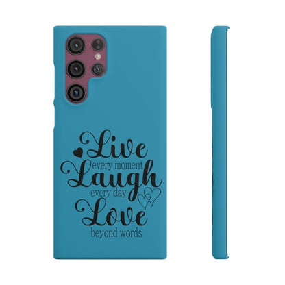 Phone Case Live Laugh Love Design