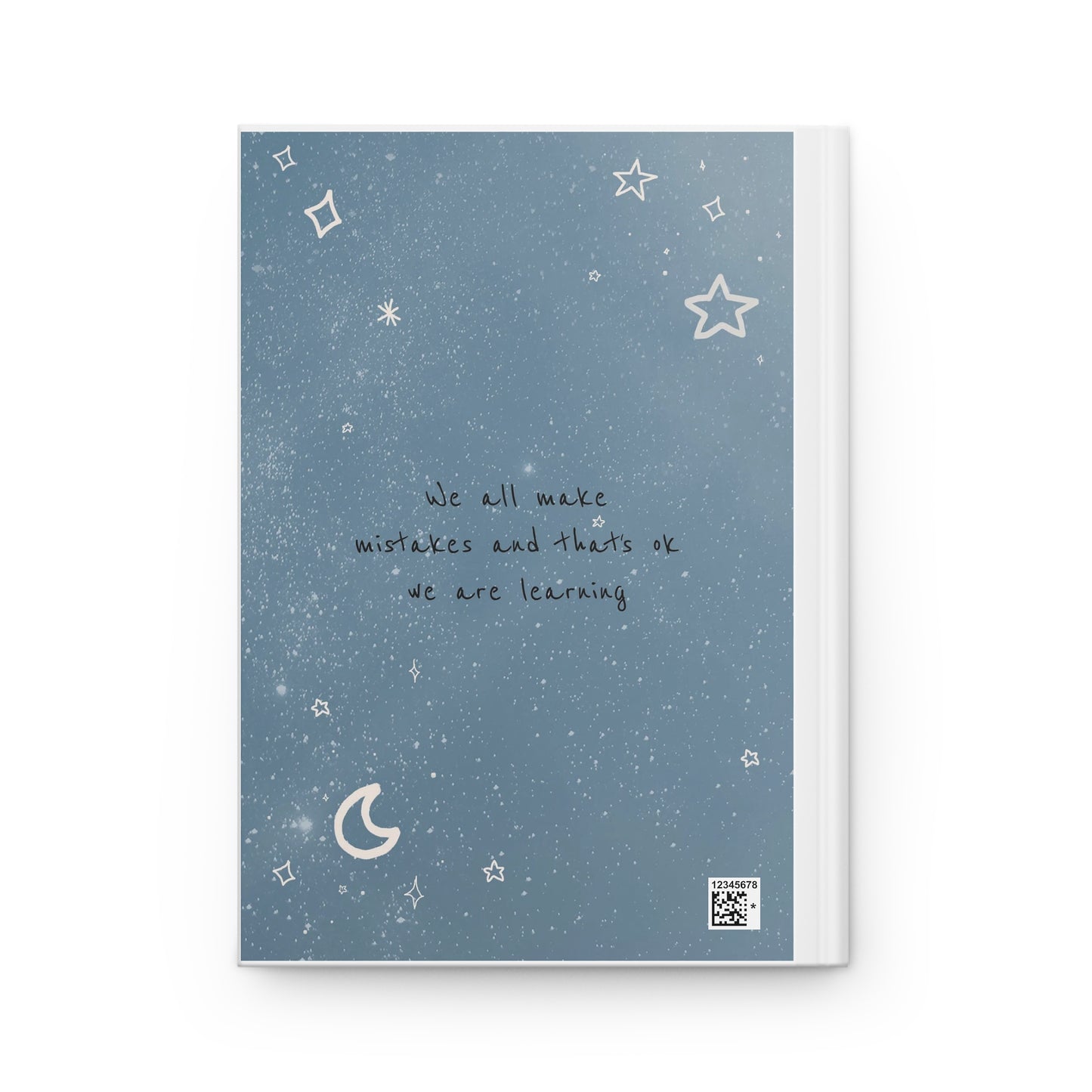 Hardcover Journal Matte We All Make Mistakes & That's Ok