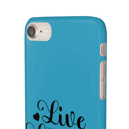 Phone Case Live Laugh Love Design