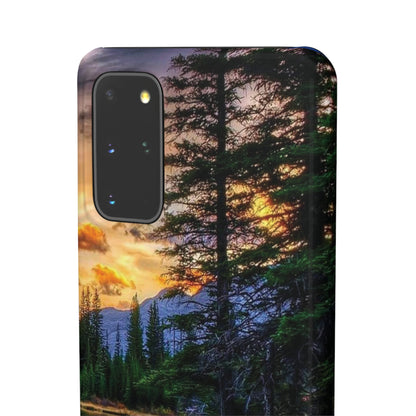 Tough Phone Case Vision of Nature Design, Forest Snap Phone Case, Outdoor Adventure Phone Cover, Nature Lover Gift.