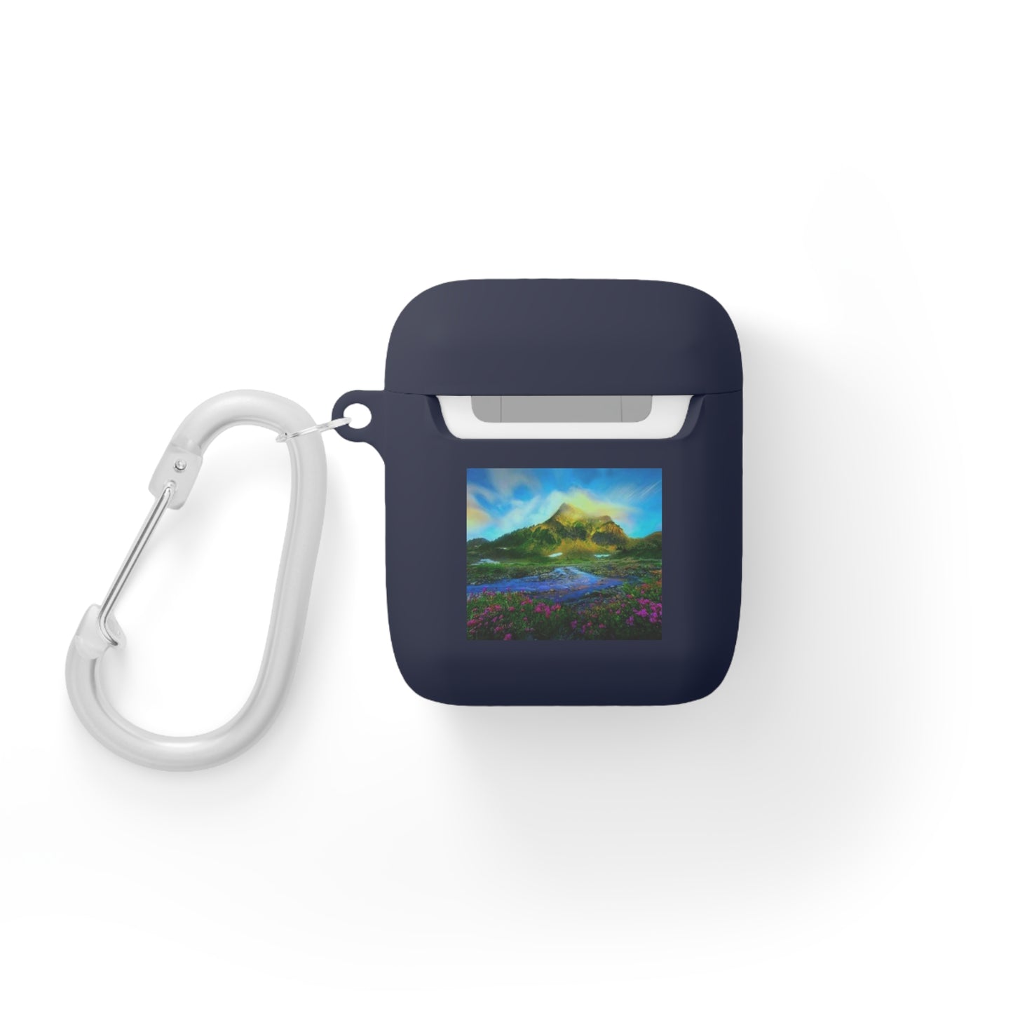 AirPods Case Cover Mountain River Design