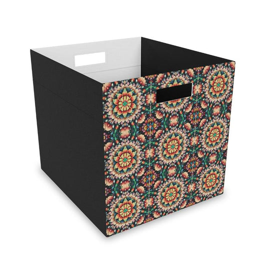 Storage Box Intricate Flower Pattern