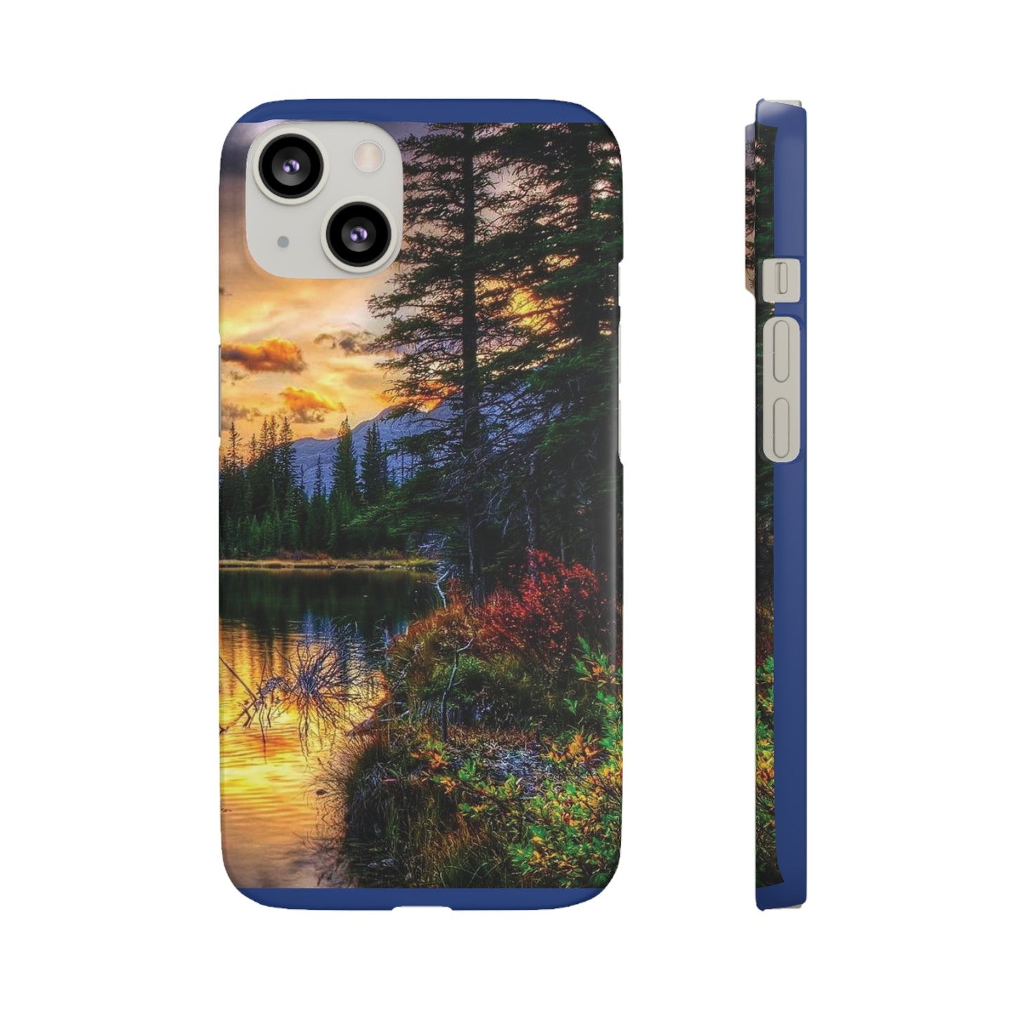 Tough Phone Case Vision of Nature Design, Forest Snap Phone Case, Outdoor Adventure Phone Cover, Nature Lover Gift.