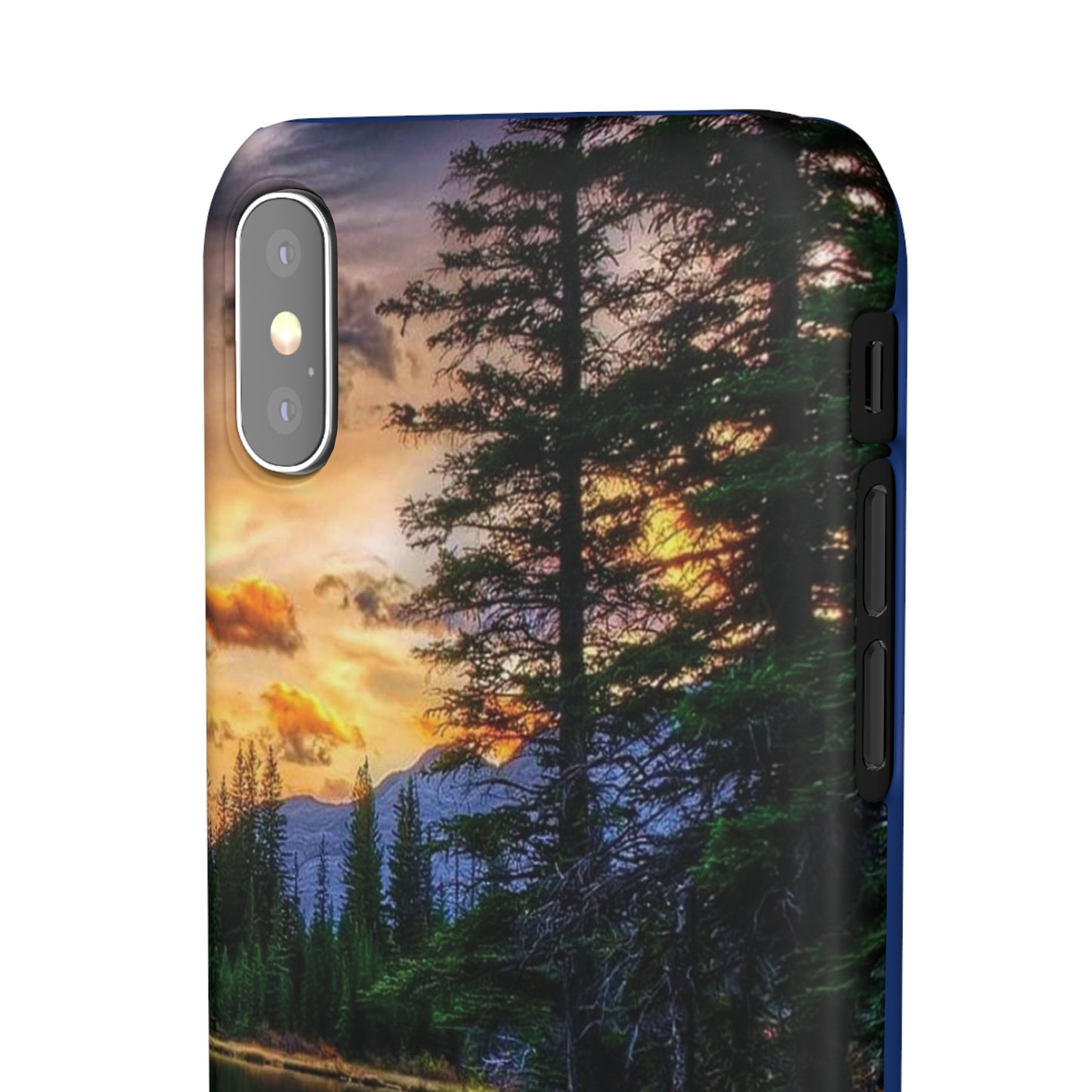 Tough Phone Case Vision of Nature Design, Forest Snap Phone Case, Outdoor Adventure Phone Cover, Nature Lover Gift.