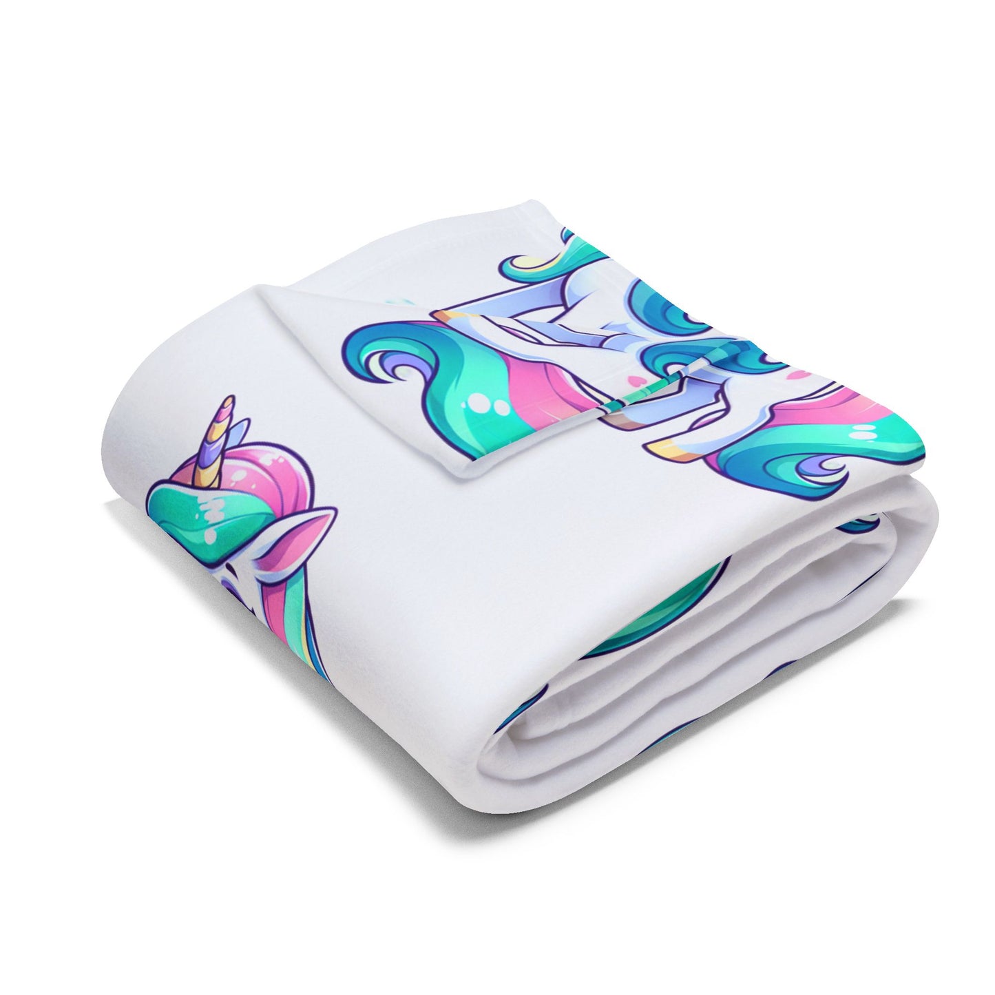 Arctic Fleece Blanket Unicorn Design