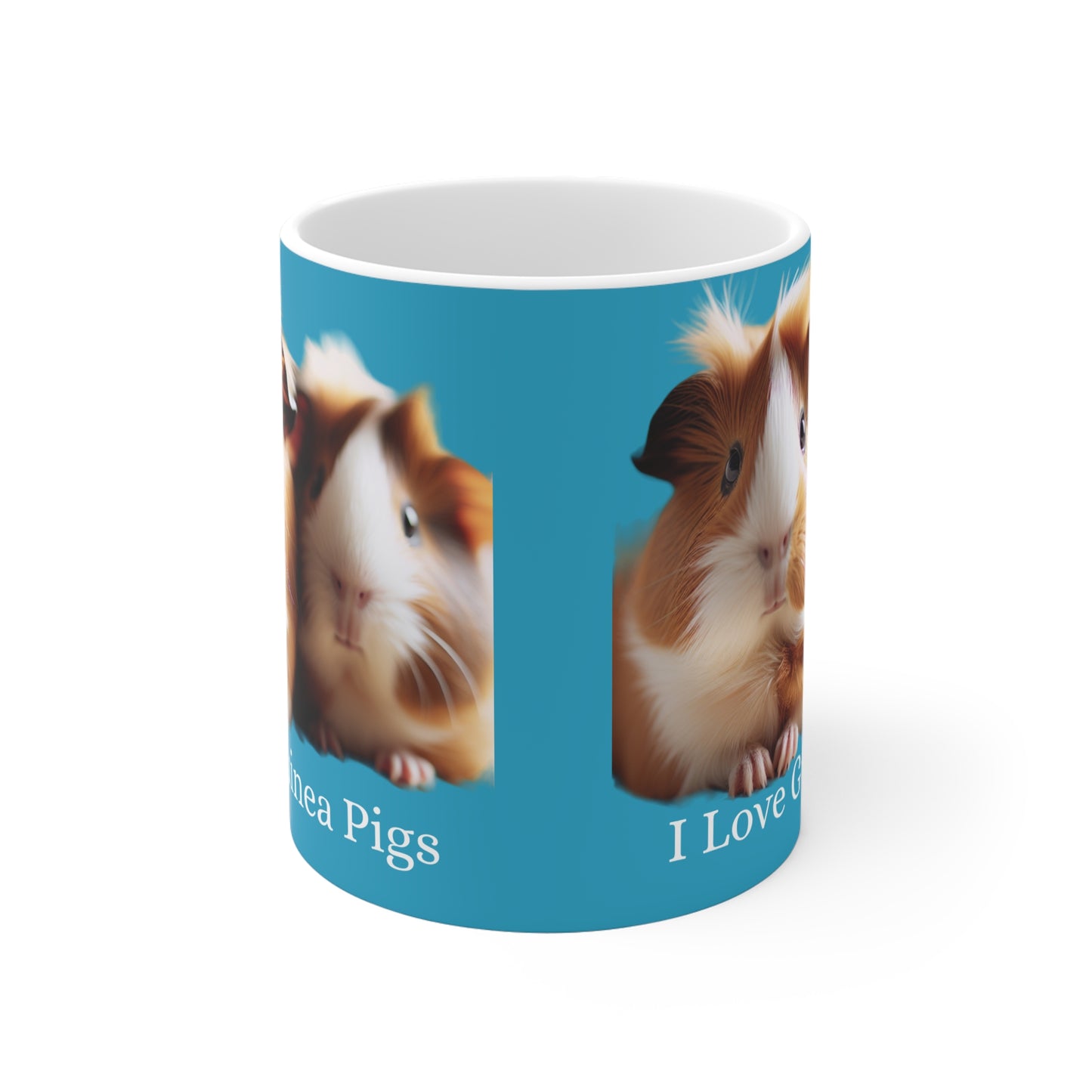 Ceramic  Mug 11oz I Love Guinea Pigs Design