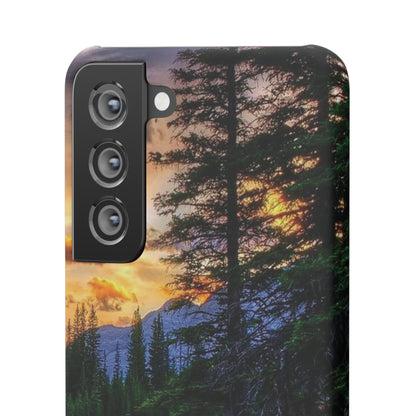 Tough Phone Case Vision of Nature Design, Forest Snap Phone Case, Outdoor Adventure Phone Cover, Nature Lover Gift.