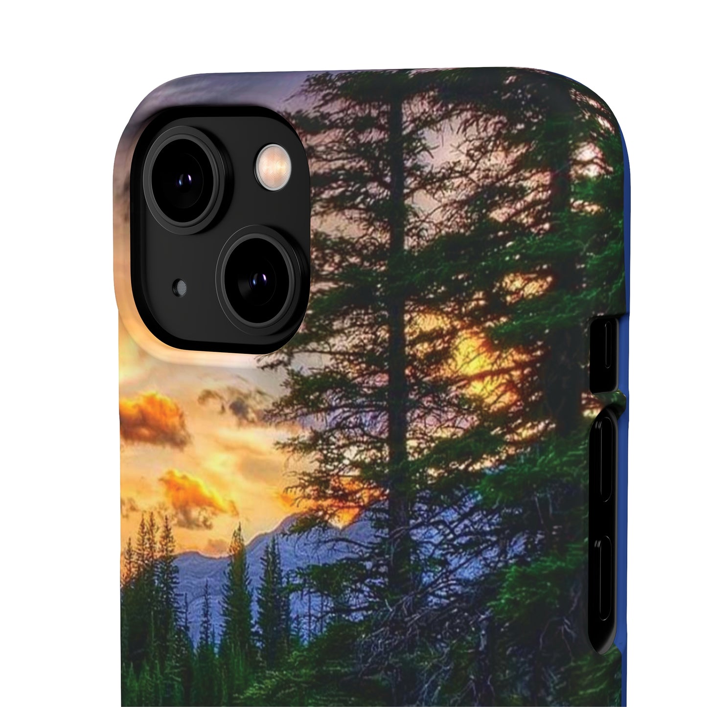 Tough Phone Case Vision of Nature Design, Forest Snap Phone Case, Outdoor Adventure Phone Cover, Nature Lover Gift.