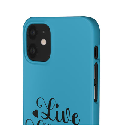 Phone Case Live Laugh Love Design