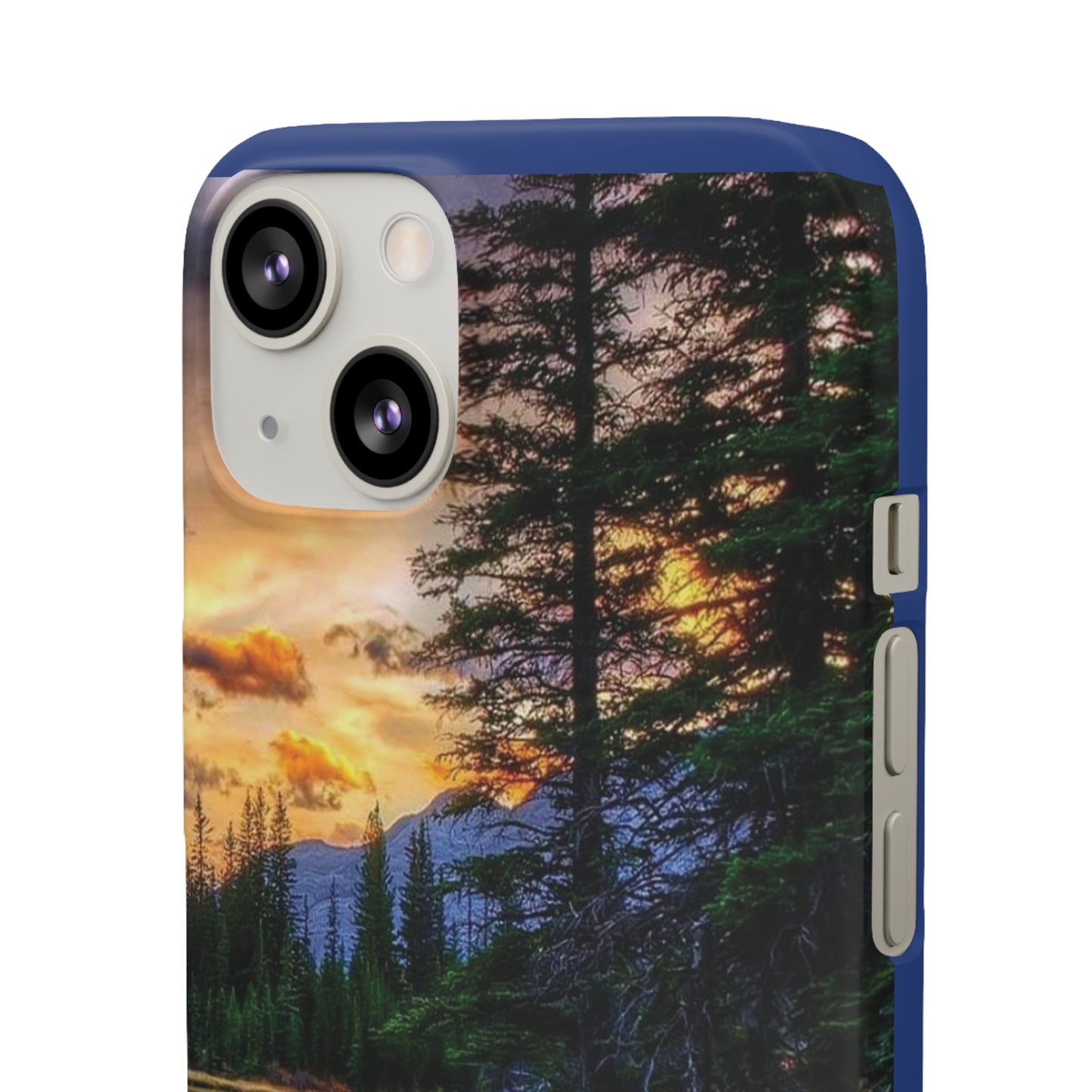 Tough Phone Case Vision of Nature Design, Forest Snap Phone Case, Outdoor Adventure Phone Cover, Nature Lover Gift.