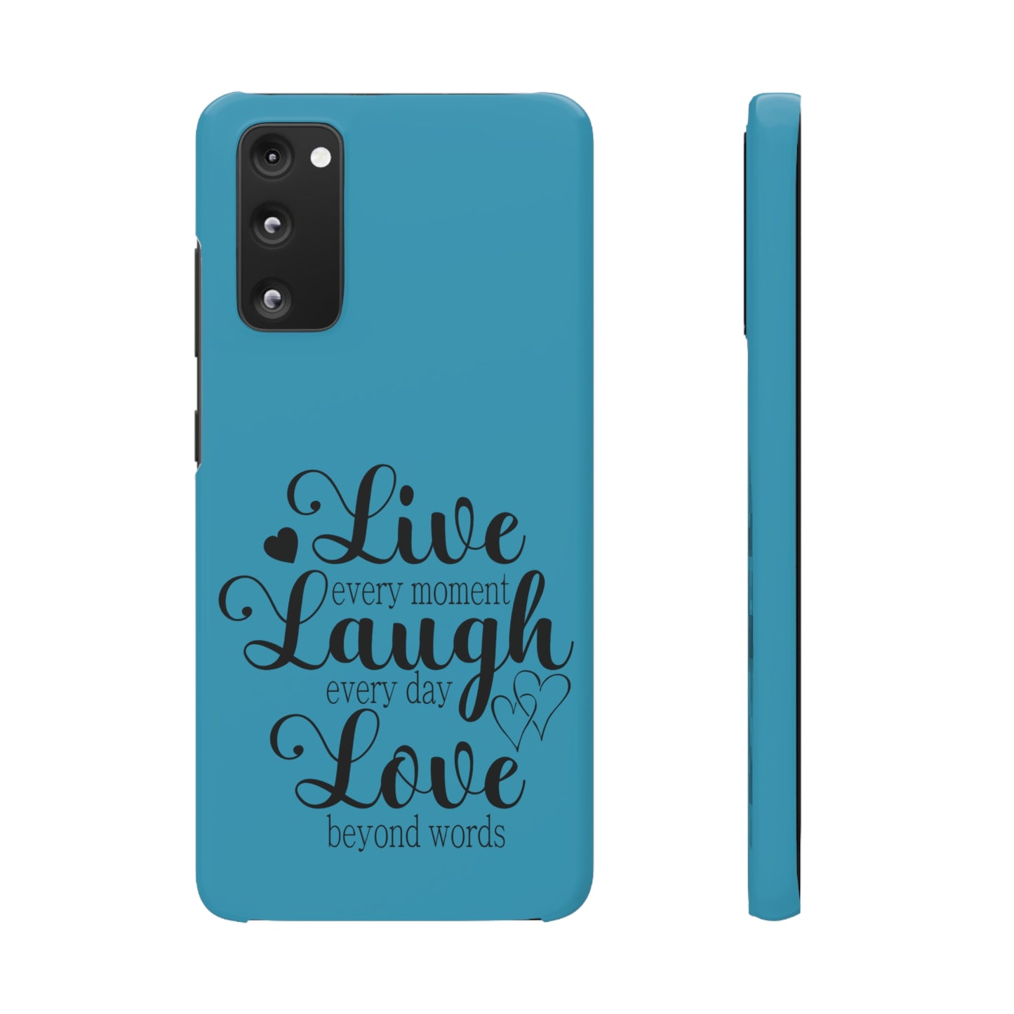 Phone Case Live Laugh Love Design