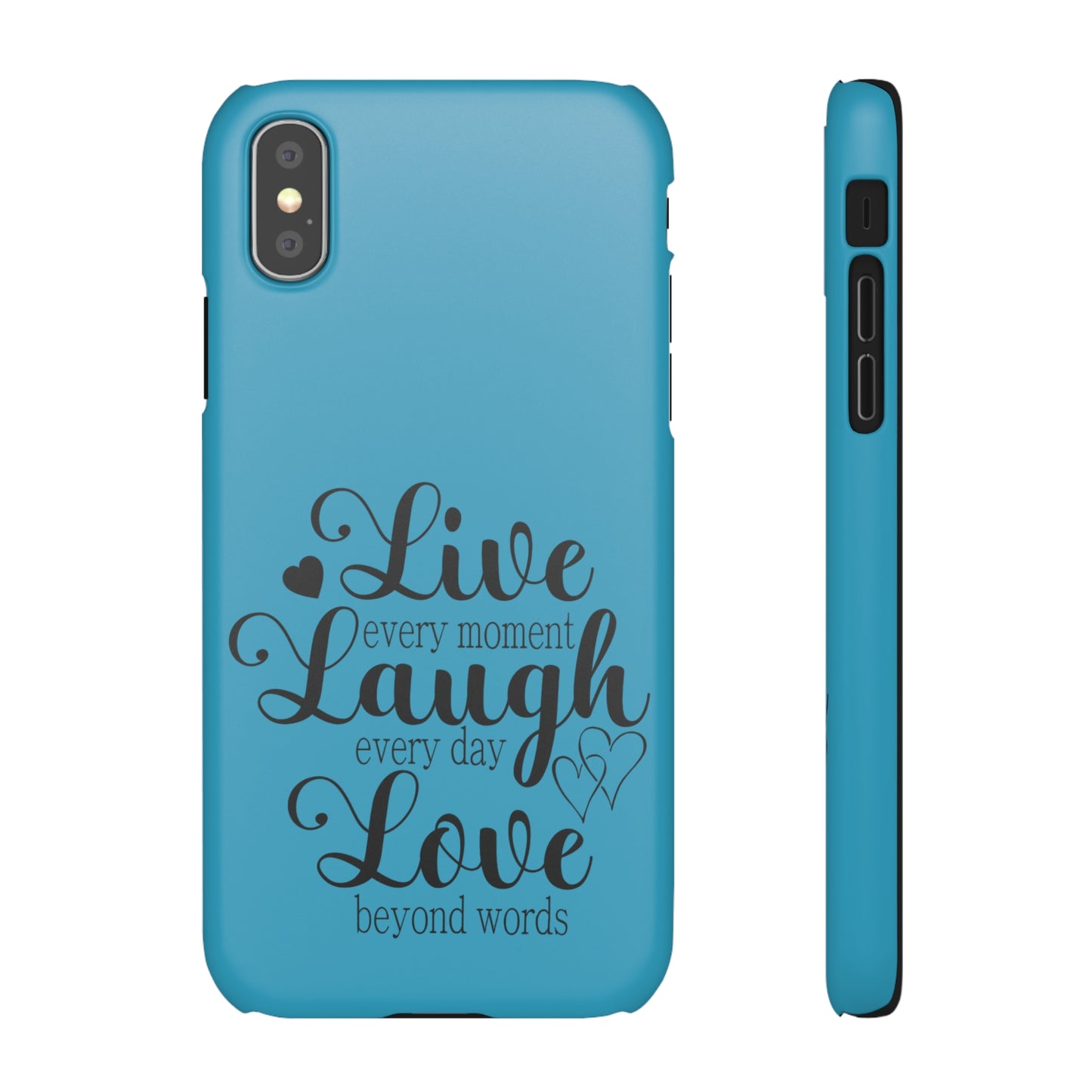 Phone Case Live Laugh Love Design