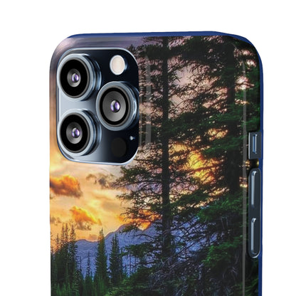 Tough Phone Case Vision of Nature Design, Forest Snap Phone Case, Outdoor Adventure Phone Cover, Nature Lover Gift.