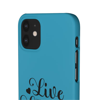 Phone Case Live Laugh Love Design