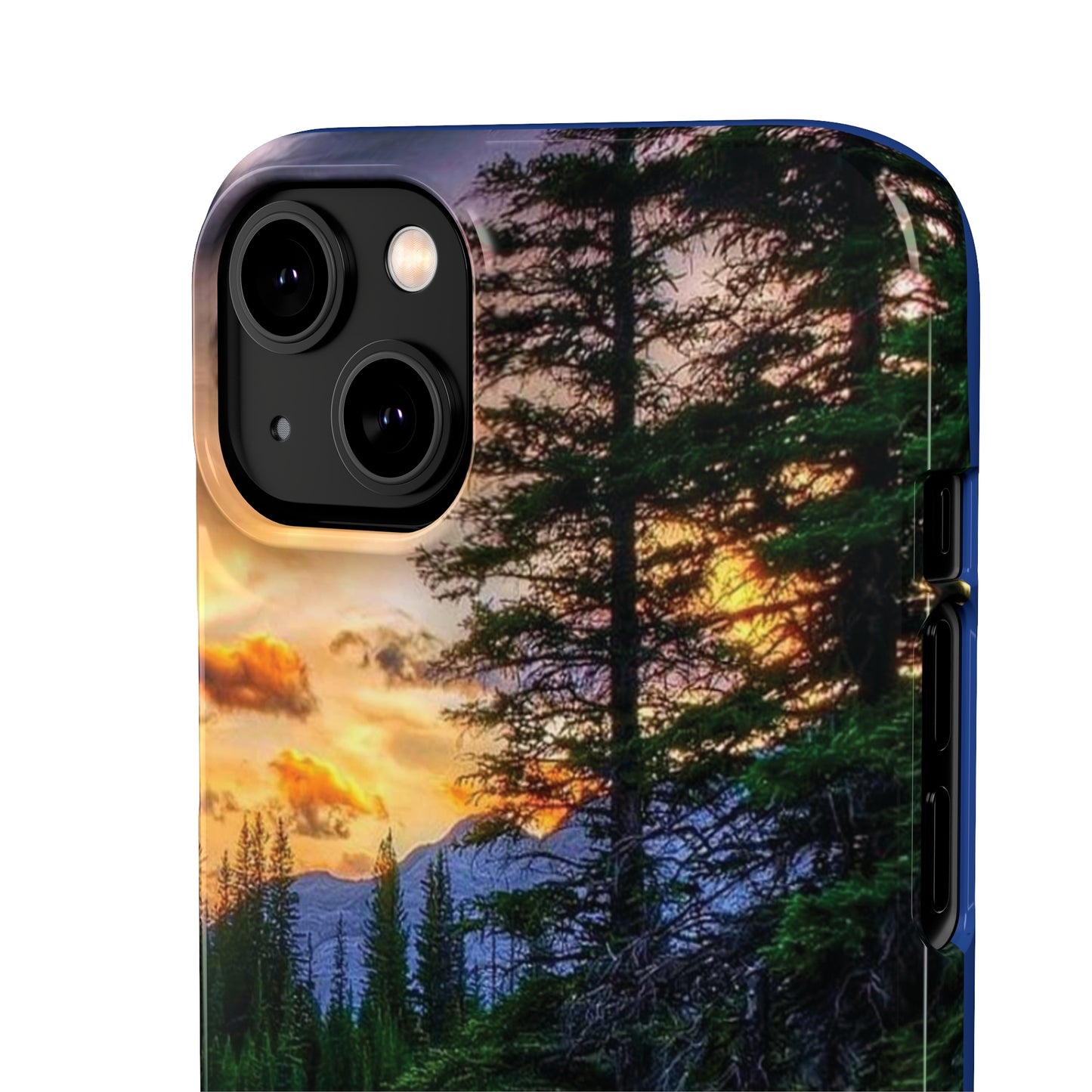 Tough Phone Case Vision of Nature Design, Forest Snap Phone Case, Outdoor Adventure Phone Cover, Nature Lover Gift.