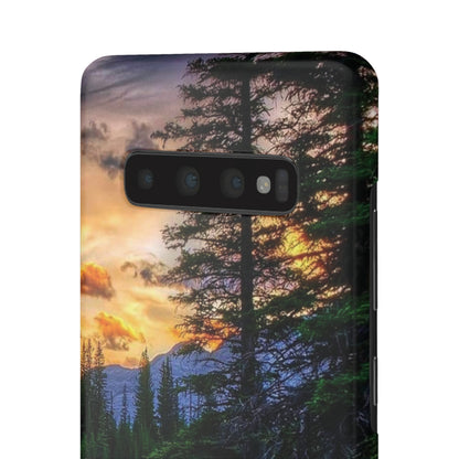 Tough Phone Case Vision of Nature Design, Forest Snap Phone Case, Outdoor Adventure Phone Cover, Nature Lover Gift.