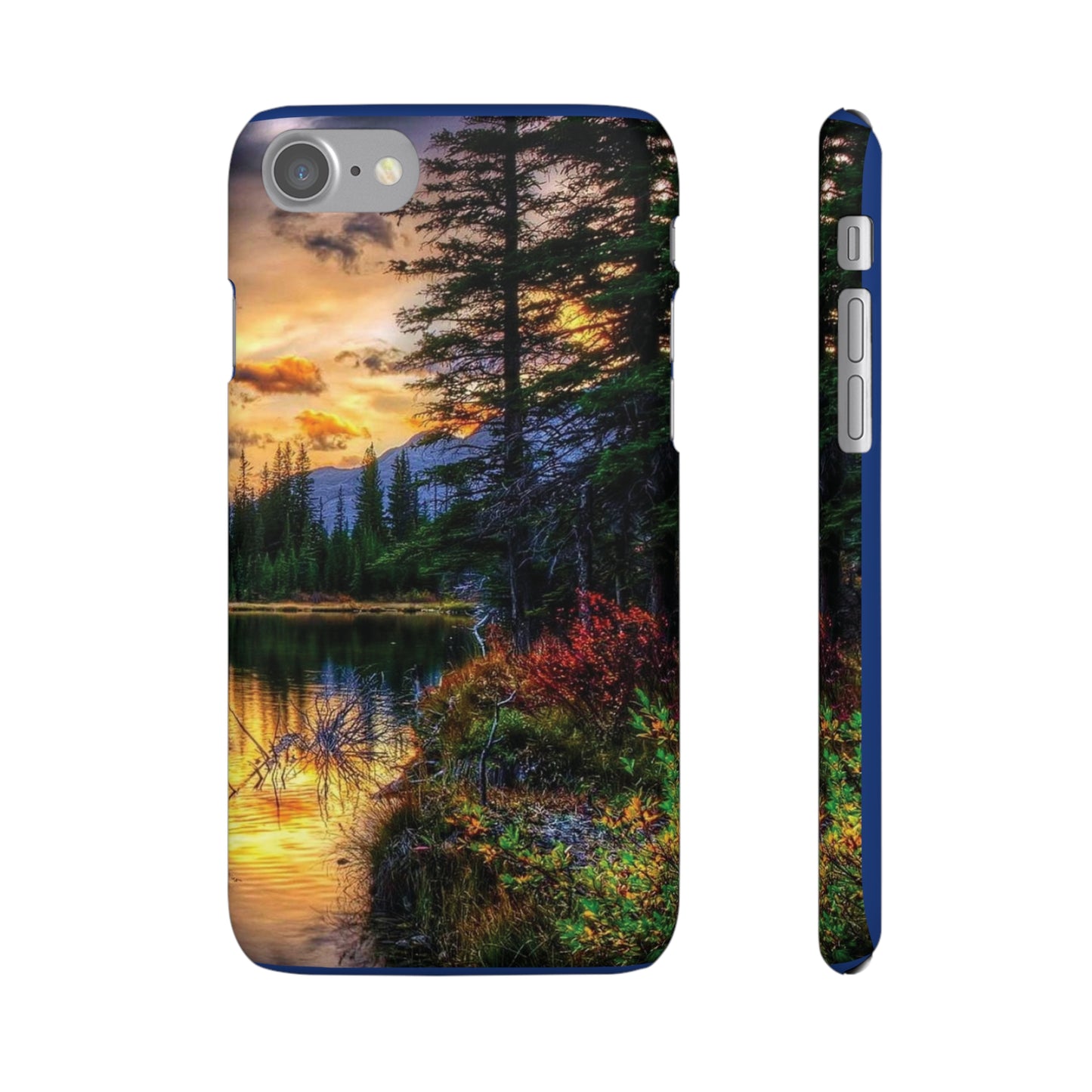 Tough Phone Case Vision of Nature Design, Forest Snap Phone Case, Outdoor Adventure Phone Cover, Nature Lover Gift.