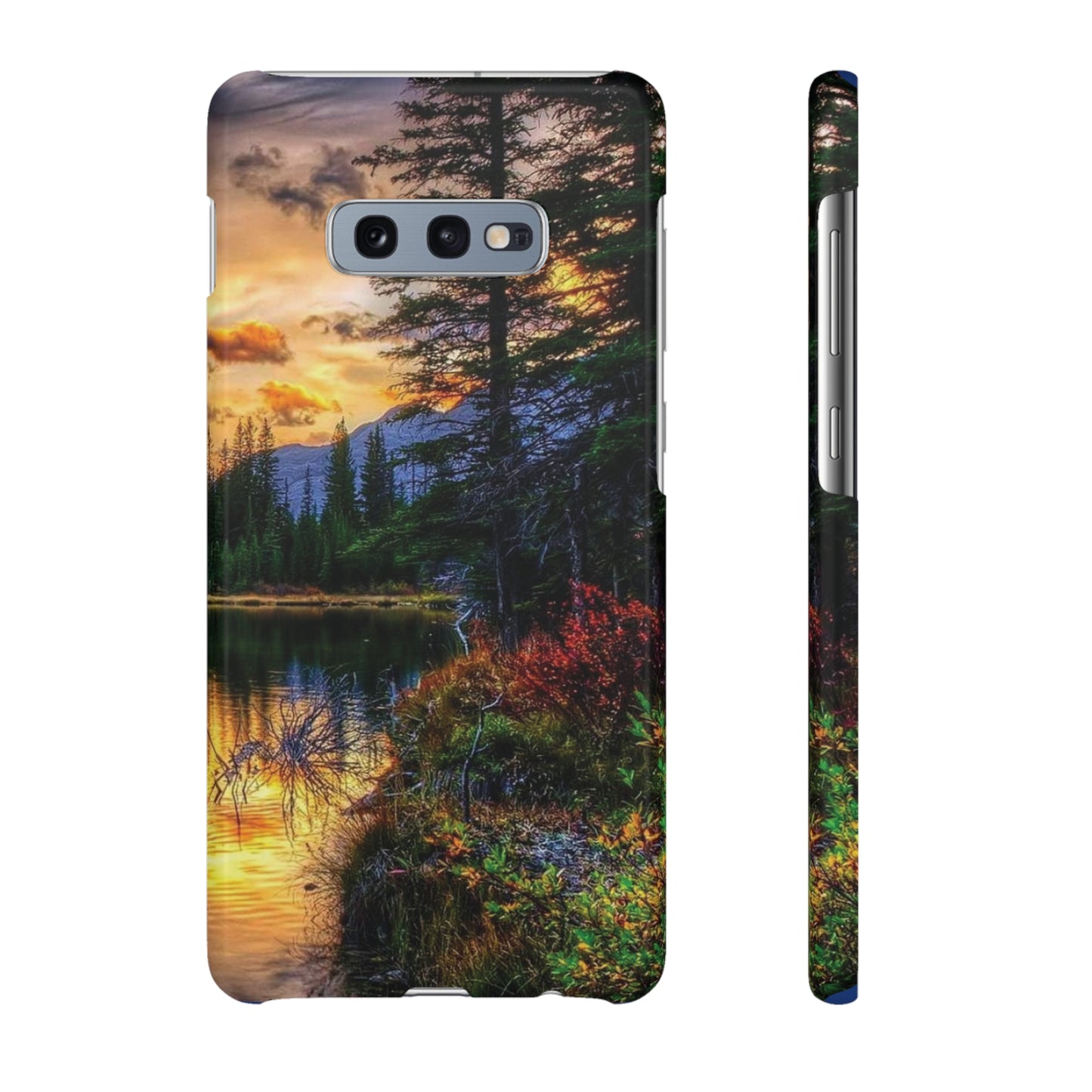 Tough Phone Case Vision of Nature Design, Forest Snap Phone Case, Outdoor Adventure Phone Cover, Nature Lover Gift.