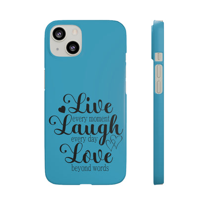 Phone Case Live Laugh Love Design