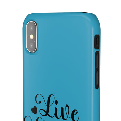 Phone Case Live Laugh Love Design