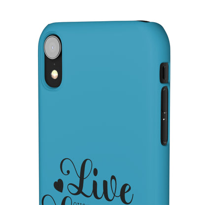 Phone Case Live Laugh Love Design