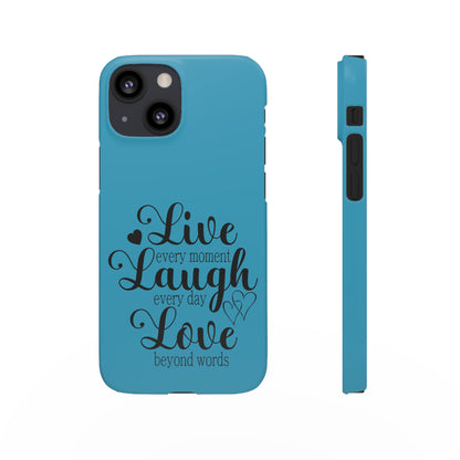 Phone Case Live Laugh Love Design