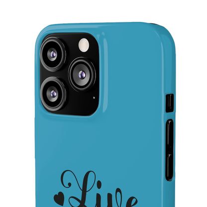 Phone Case Live Laugh Love Design