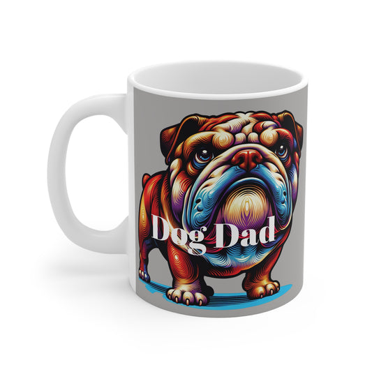 Mug, 11 oz Dog Dad Design