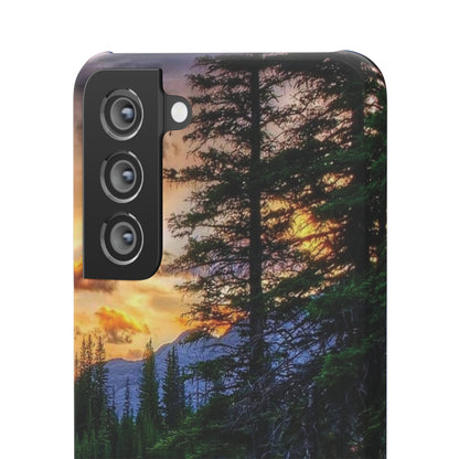 Tough Phone Case Vision of Nature Design, Forest Snap Phone Case, Outdoor Adventure Phone Cover, Nature Lover Gift.