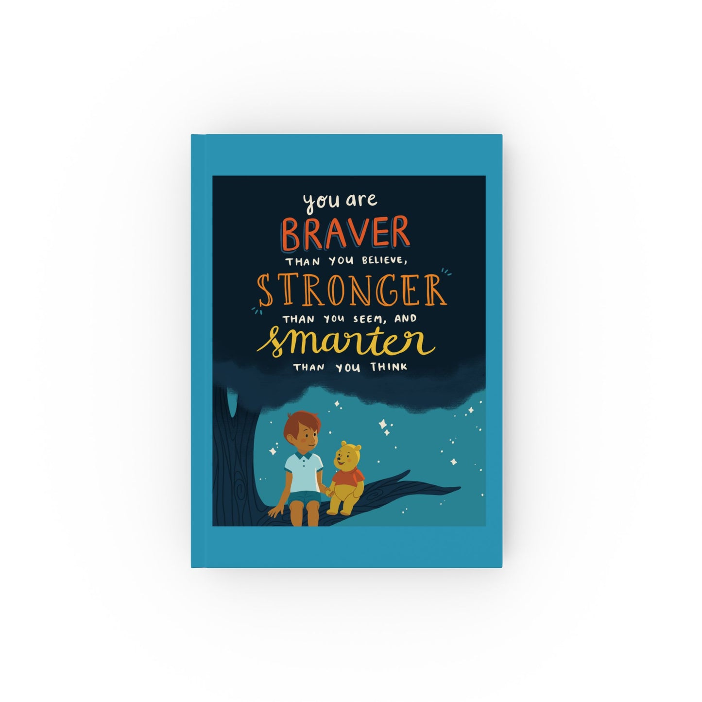 Hard Backed Journal Braver Stronger Smarter Design