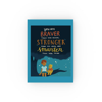 Hard Backed Journal Braver Stronger Smarter Design