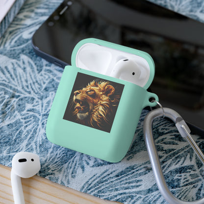 Case Cover AirPods and AirPods Pro Lion design