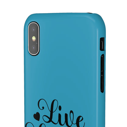 Phone Case Live Laugh Love Design