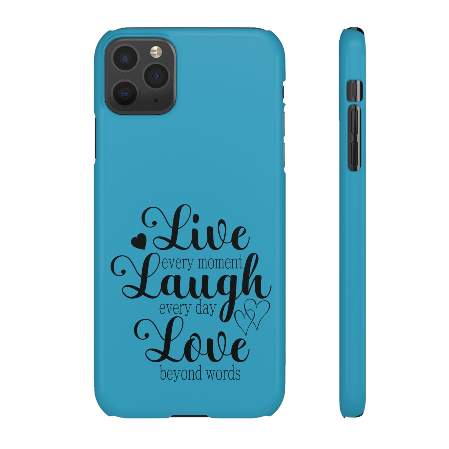 Phone Case Live Laugh Love Design