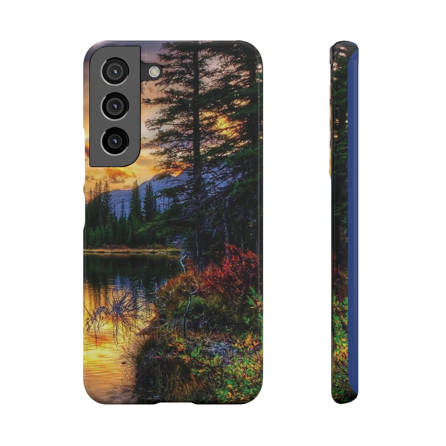 Tough Phone Case Vision of Nature Design, Forest Snap Phone Case, Outdoor Adventure Phone Cover, Nature Lover Gift.