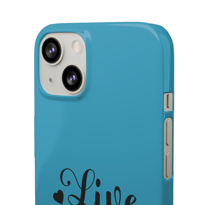 Phone Case Live Laugh Love Design