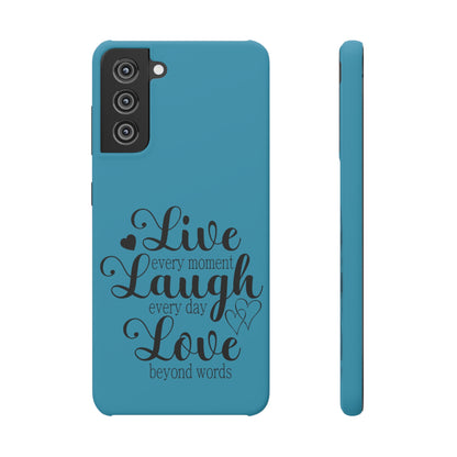 Phone Case Live Laugh Love Design