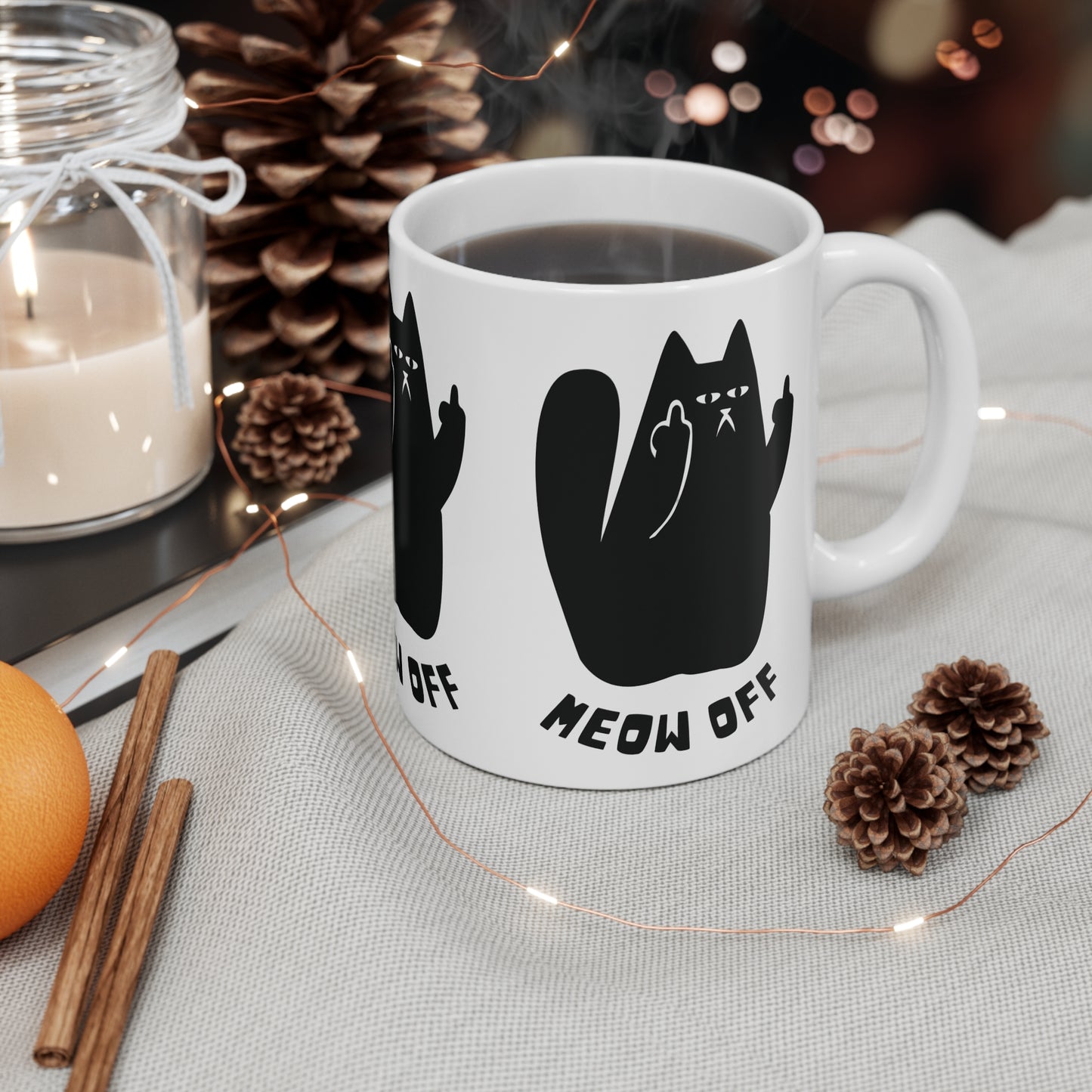 Mug 11oz Meow Off Design