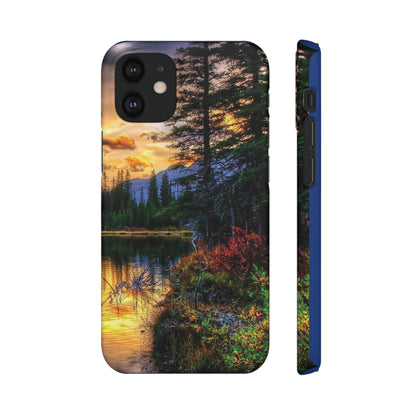 Tough Phone Case Vision of Nature Design, Forest Snap Phone Case, Outdoor Adventure Phone Cover, Nature Lover Gift.