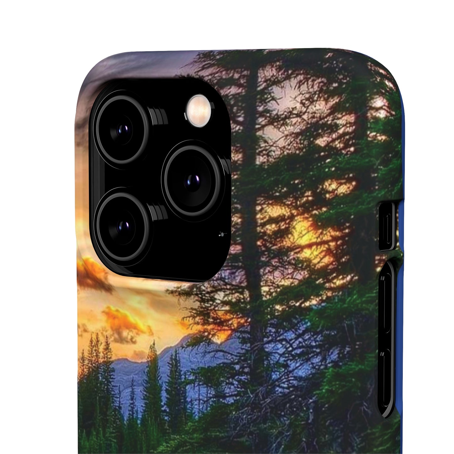 Tough Phone Case Vision of Nature Design, Forest Snap Phone Case, Outdoor Adventure Phone Cover, Nature Lover Gift.