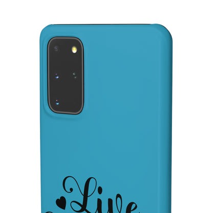 Phone Case Live Laugh Love Design