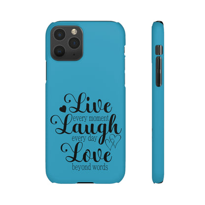 Phone Case Live Laugh Love Design