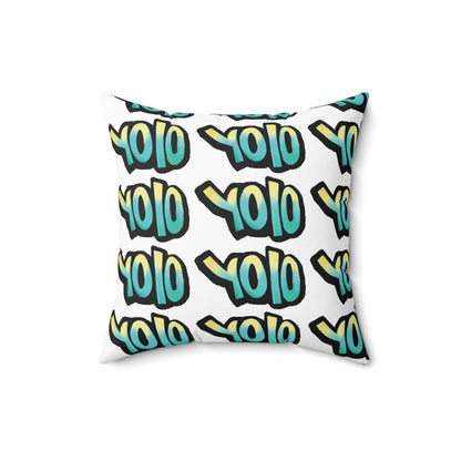 Square Pillow Soft Quality YOLO Design