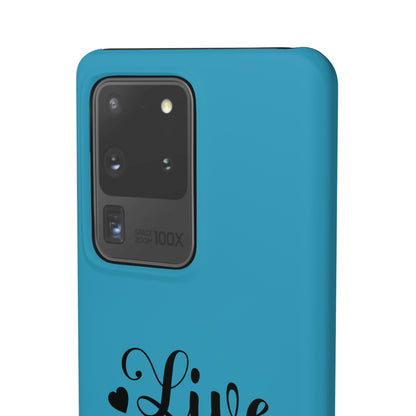 Phone Case Live Laugh Love Design