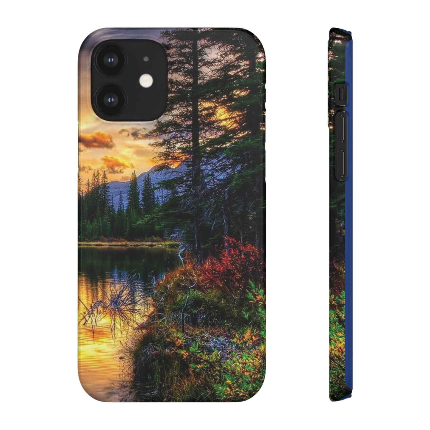 Tough Phone Case Vision of Nature Design, Forest Snap Phone Case, Outdoor Adventure Phone Cover, Nature Lover Gift.