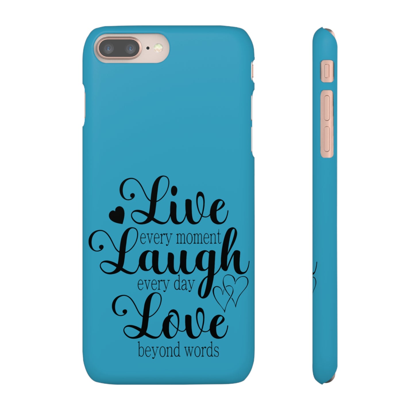 Phone Case Live Laugh Love Design