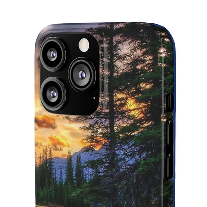 Tough Phone Case Vision of Nature Design, Forest Snap Phone Case, Outdoor Adventure Phone Cover, Nature Lover Gift.